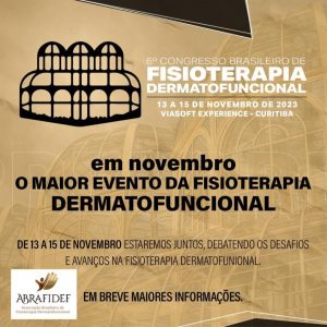 Read more about the article Congresso Brasileiro de Fisioterapia Dermatofuncional